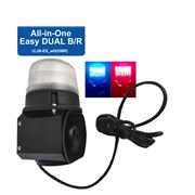 All-in-One_EASY/DUAL B/R - LED maják se sirénou 30W a magnetickou základnou